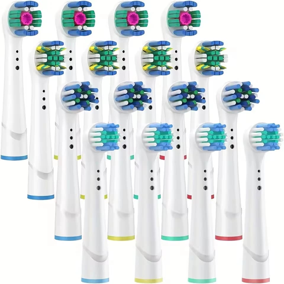 4/12/16Pcs Replacement Toothbrush Heads Compatible with Oral-B Braun Professional Electric Toothbrush Heads Brush Heads