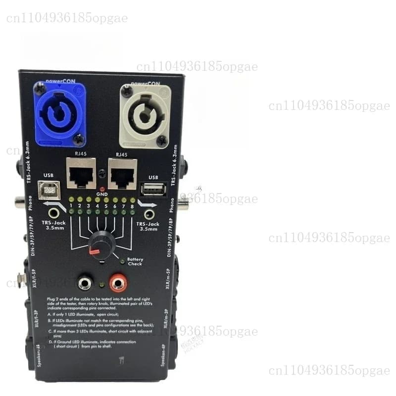 CT-20 Multifunctional Line Tester Audio Xlr Signal Hdmi Line Line Tester Cable Tester
