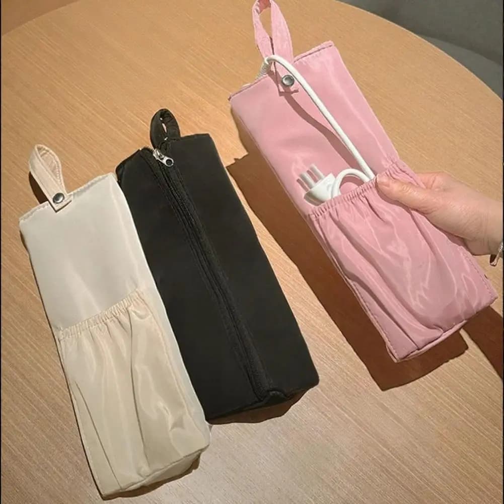 Hair Plate Holder Bag, Heat Resistant, Curly Hair Holder, Heat Resistant Hair Tool Holder, Waterproof