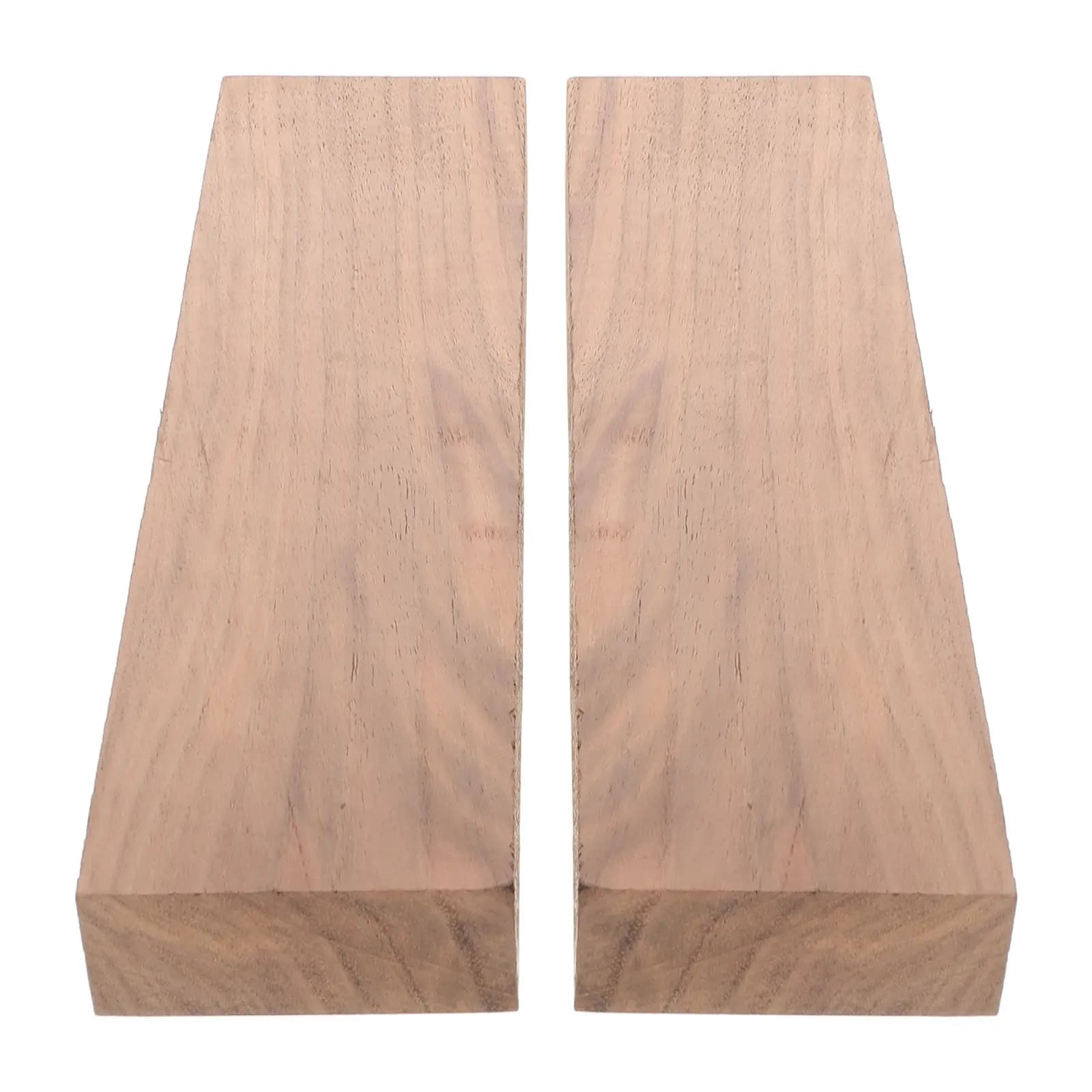 2 Pezzi Blocchi di Legno di Noce 7.9x2x0.8 Pollici, Spessi, in Legno Massello Duro, Tavole di Legno Non Finite per Intaglio, Materiali Fai-da-te per Artigianato, Artigianato in Noce