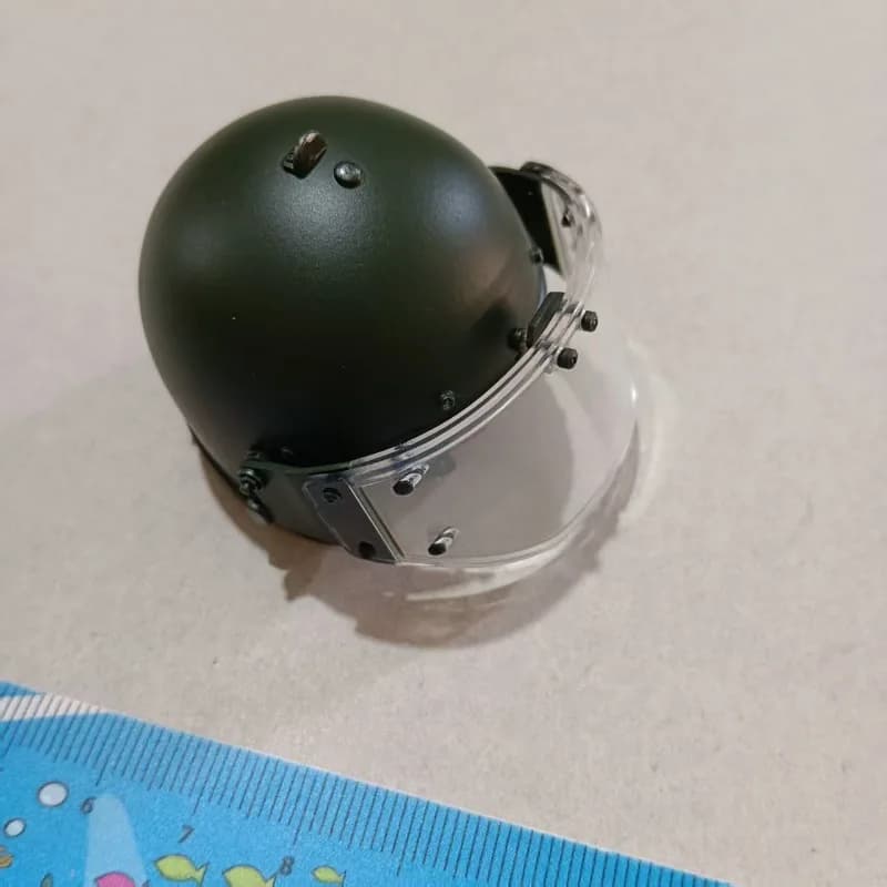 DAMTOYS Modello di Casco da Soldato Maschio in Scala 1/6 per Action Figure da 12 Pollici, Decorazione per Corpo di Bambole