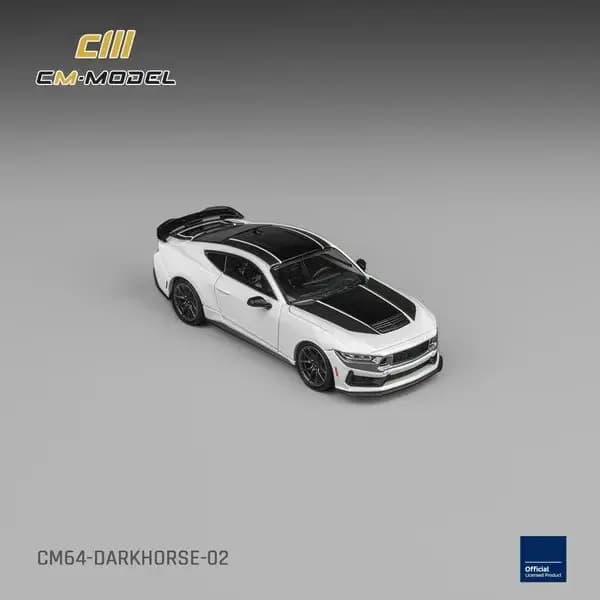 Pre-Order CM 1/64 for Mustang MK7 S650 Darkhorse Oxford White CM64-Darkhorse-02 Limited Diecast Model Car Collection