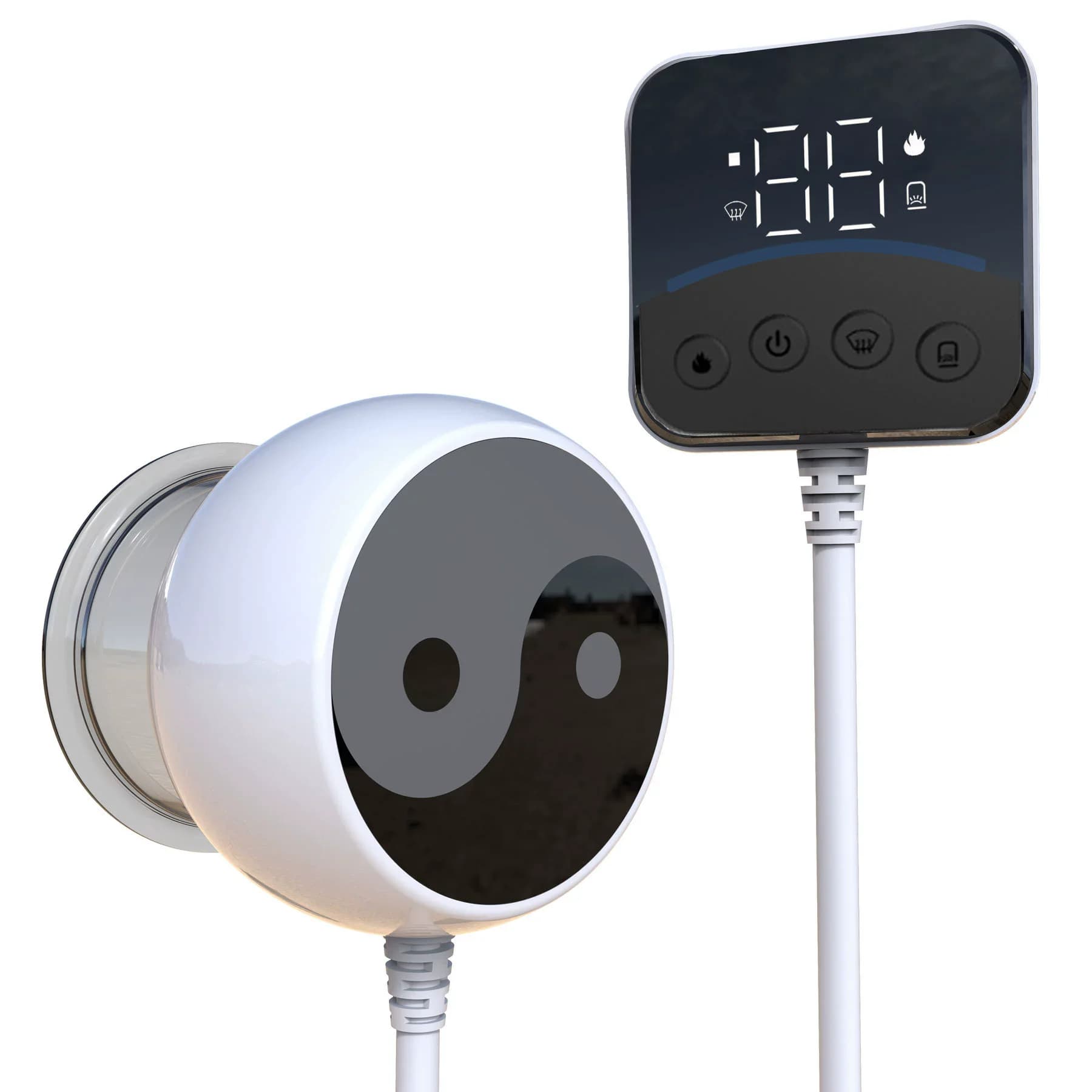 Coppettazione elettrica Coppettazione sottovuoto intelligente Telecomando visivo con cavo Estrattore di lattine Strumento di massaggio per coppettazione autocontrollato