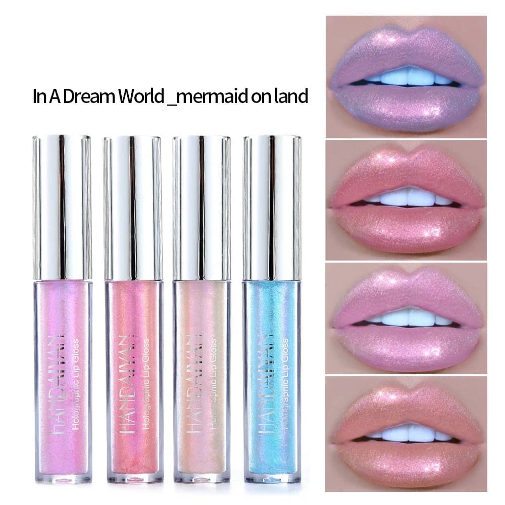 Lucidalabbra glitterato Tinta labbra luccicante a lunga durata Rossetto liquido Idratante impermeabile Gloss Cosmetici Lucidalabbra rimpolpanti