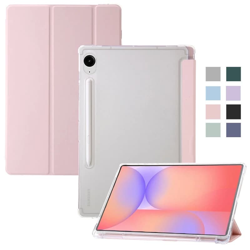 Per Samsung Tab S10 Lite Custodia con portapenne Custodia rigida in acrilico trasparente per Galaxy Tab S10 Lite / S10 FE Custodia da 10,9 pollici