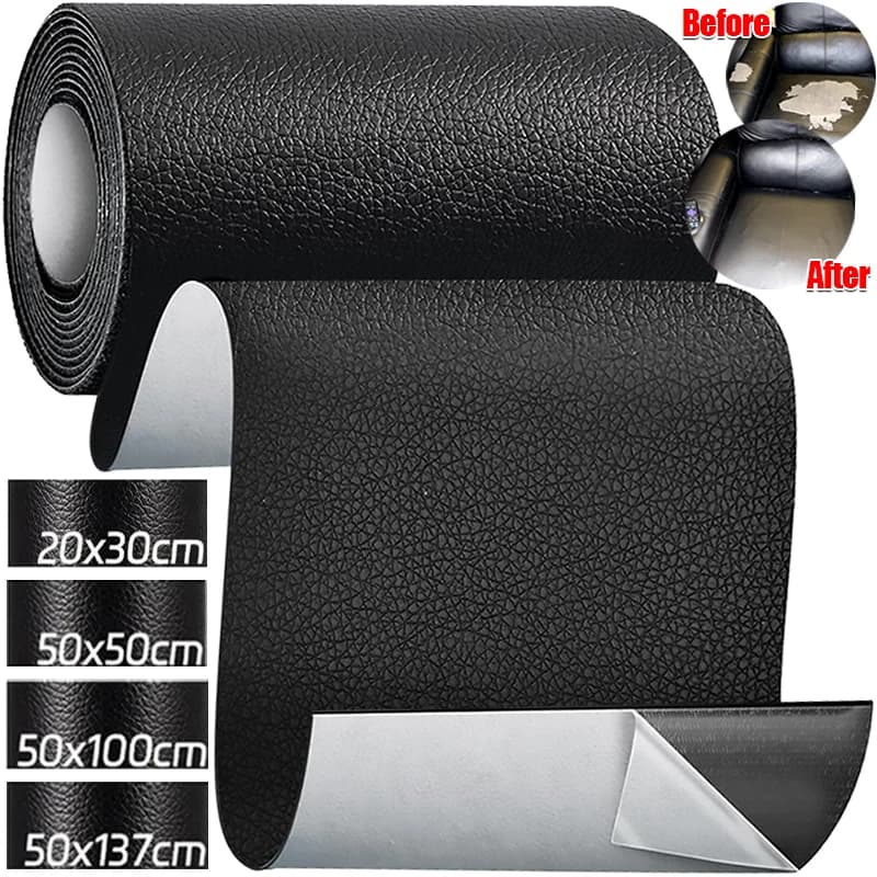 Self Adhesive Leather Repair Patch for Furniture Sofa Car Seats Office Chairs Hand Bag Couch Scratch Tape Kit Waterproof Sticker
