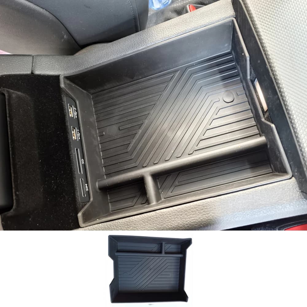 Scatola portaoggetti divisa per console centrale auto per Audi A6 A7 S6 S7 C8 2018-2025 Bracciolo divisorio Organizzatore Accessori interni auto