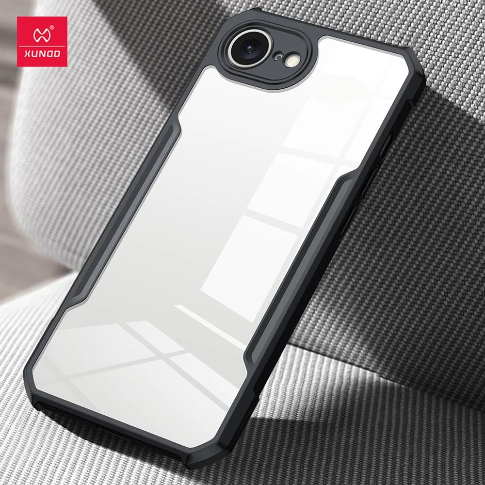 Custodia Xundd per iPhone 17e 16e, Cover Protettiva Antiurto con Airbag, in PC+TPU Anti-ingiallimento e Anti-impronta