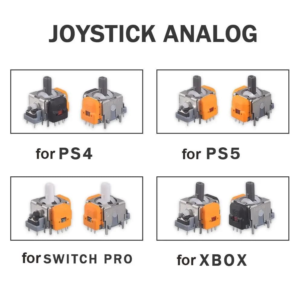 Accessori per moduli joystick ad effetto Hall con sensore analogico 3D Sostituzione bilanciere da gioco ad alta precisione per PS5/PS4/Xbox/Switch Pro