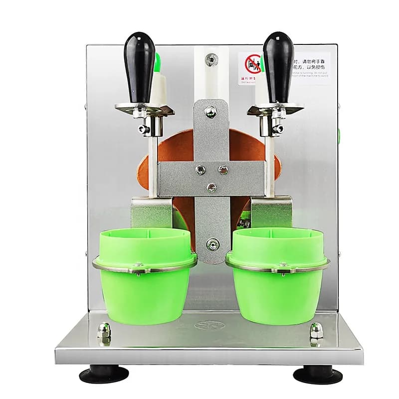 Macchina Automatica per Agitare Cocktail per Bicchieri da 500ml-1000ml, Facile da Usare, Attrezzatura per Agitazione a Doppio Bicchiere AUTATA ATT-200B
