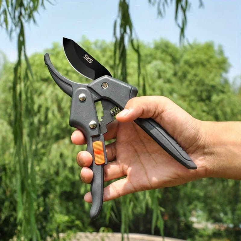 SK5 pruning shears made of easy-cut stainless steel – flower cutters and tree-saving garden fruit, EDC compact scissors