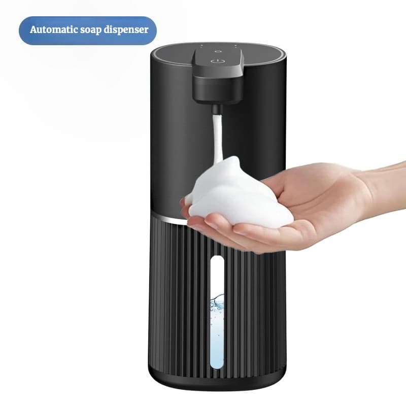 Dispenser automatico di sapone da 380 ml Dispenser di schiuma touchless USB ricaricabile elettrico Dispenser di gel regolabile a 4 livelli Forniture per la casa