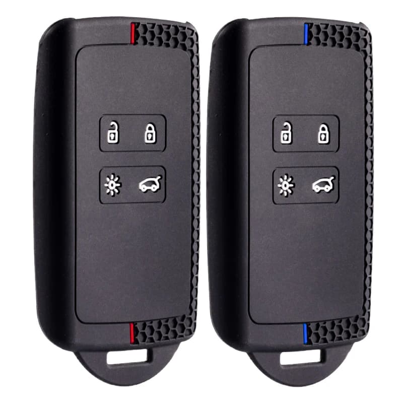 Nuovo Stile Custodia Protettiva in Silicone per Chiave Auto Renault Espace 5 Kadjar Koleos Captur Megane 4 Talisman Arkana Dacia Sandero
