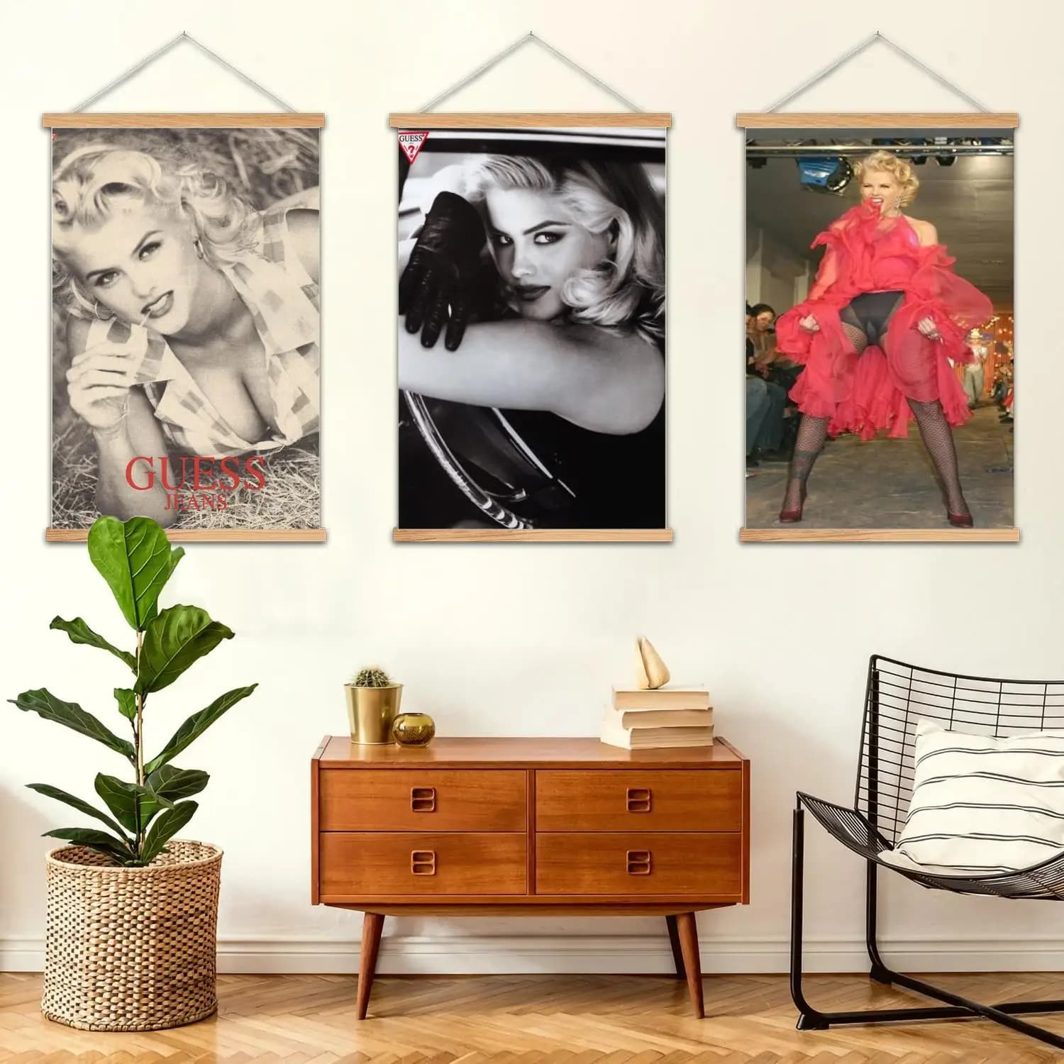anna nicole smith Model Framed Wall Painting Canvas Art Poster and Wall Art, Modern Family Bedroom Decor,Decorative painting
