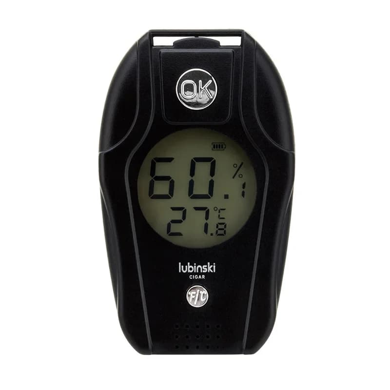 Cigar Moisture Meter Tobacco Hygrometer Pocket Cigarettes Damp Detector Density Digital Smoking Humidity LCD Accessories Gadget