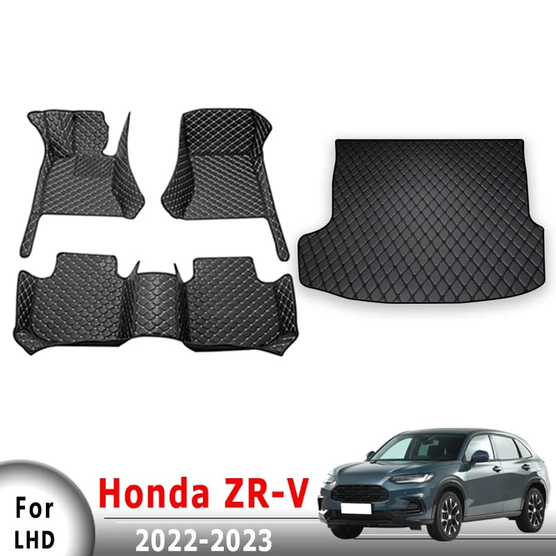 Tappetini per auto Tappeti per bagagliaio per Honda ZR-V ZRV 2022 2023 Coperture Prodotti Accessori per interni auto Rilievi del piede Pedale impermeabile