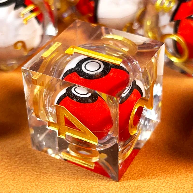 Set di dadi DnD Spinning Punk Eye per Dungeons & Dragons MTG RPG Giochi di ruolo Giochi interattivi Fidget Cube Regalo divertente di Halloween