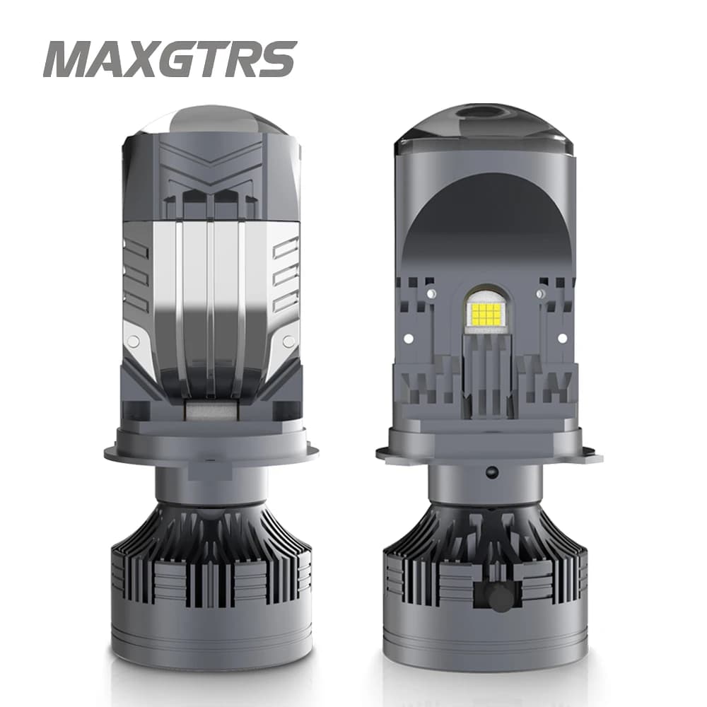 Lente grande H4 Faro a LED Mini Lente per proiettore LED H4 Lampada automatica Faro per automobile Fascio di luce alto/basso 100W 20000LM Plug & Play