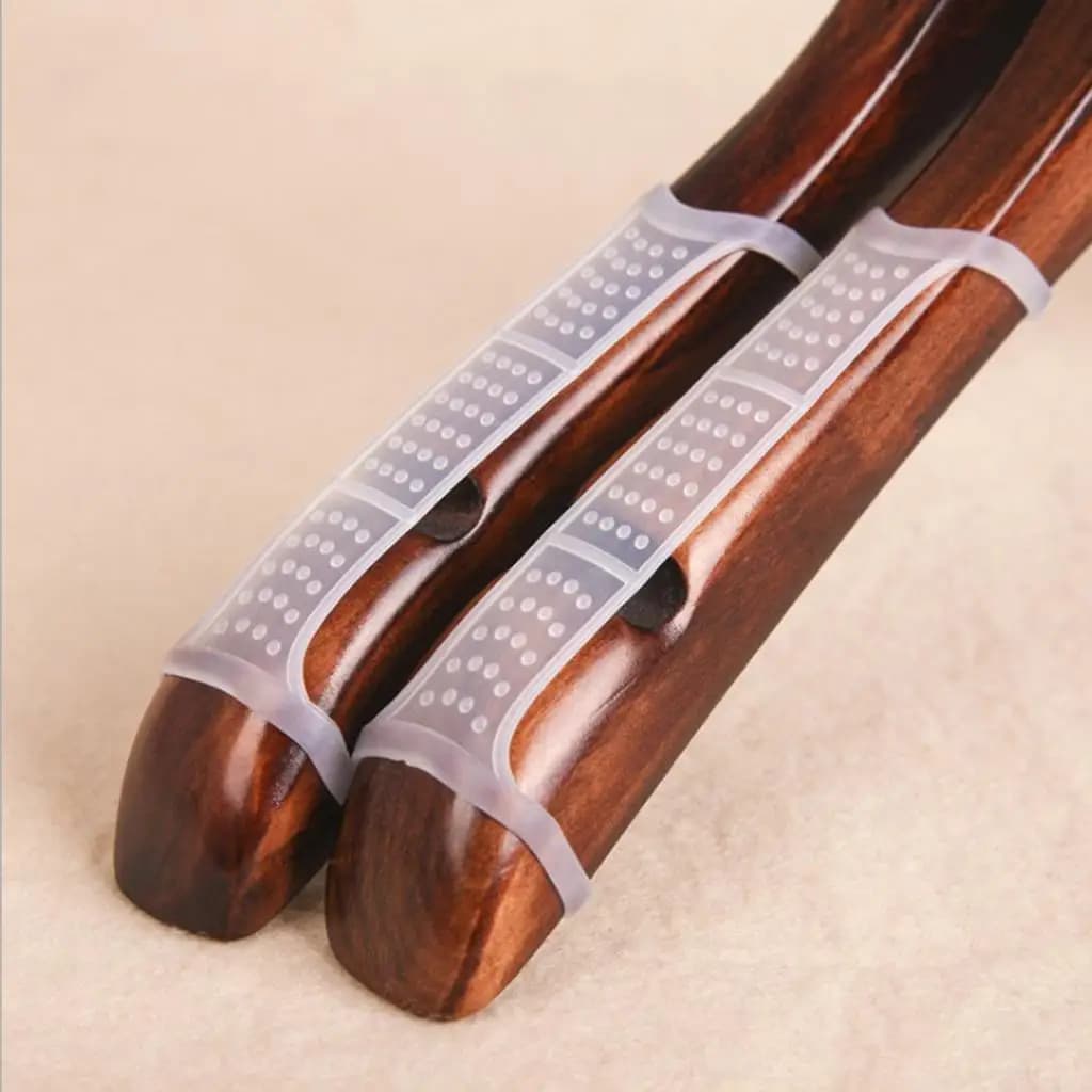 Non Slip Hanger Strip Rubber Silicone Adhesive Grips for Clothes Hangers Wardrobe Hanging Accessories Solution