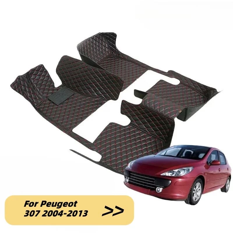 Car mats Car mats Car mats Covers for cars for Peugeot 307 2004-2014 years Accessories Protective Mat
