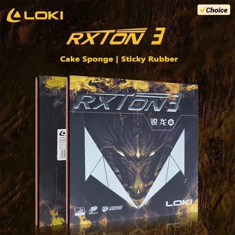 Originale LOKI RXTON 3 Ping Pong Appiccicoso Gomma Da Ping Pong Spugna di Gomma Da Tavolo Tenis Torta Spugna Ping Pong Accessori