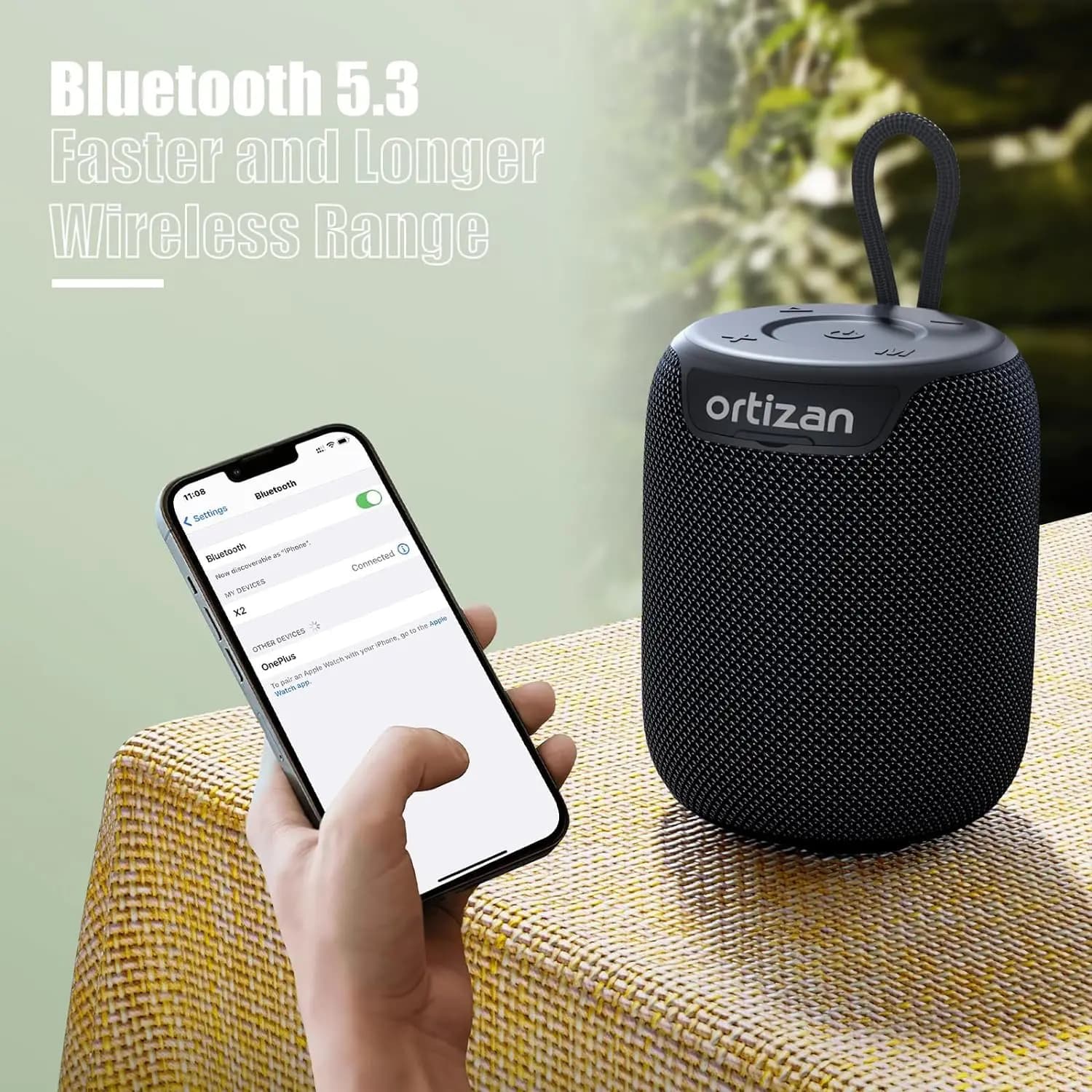 Altoparlante Bluetooth Ortizan Party, AUX&TF, piccolo altoparlante wireless per casa/festa/esterno/spiaggia, gadget elettronici, regalo di compleanno