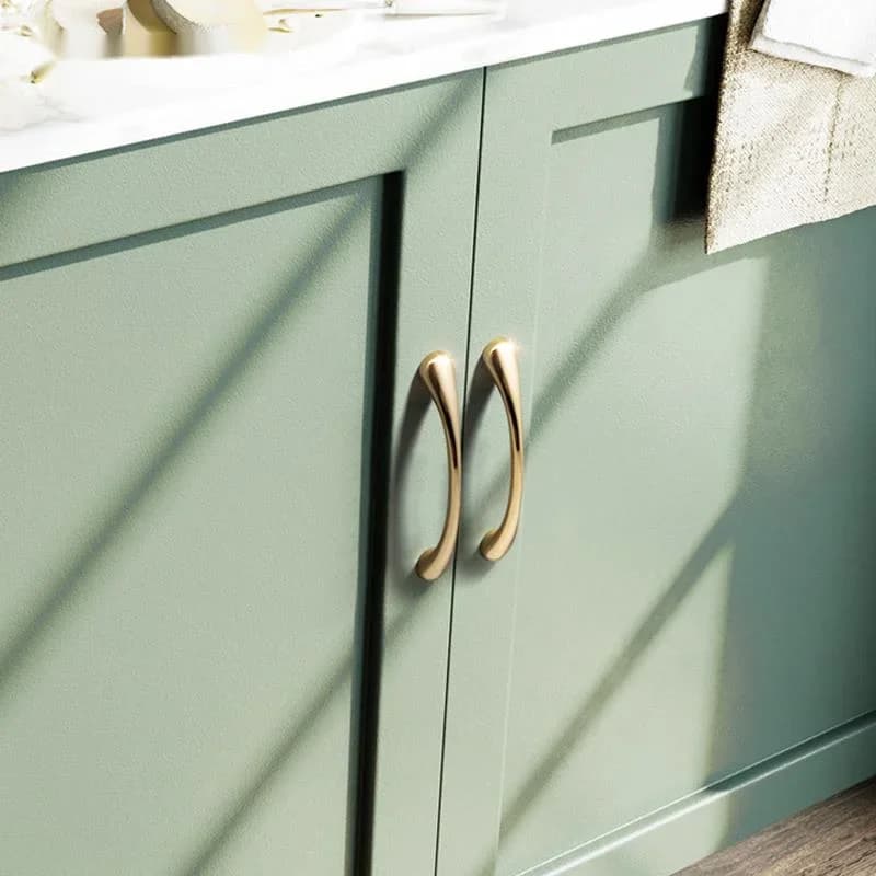 Maniglie per mobili in lega di zinco massiccio dorato per pomelli per cassetti per mobili Maniglie per mobili Hardware decorativo per la casa