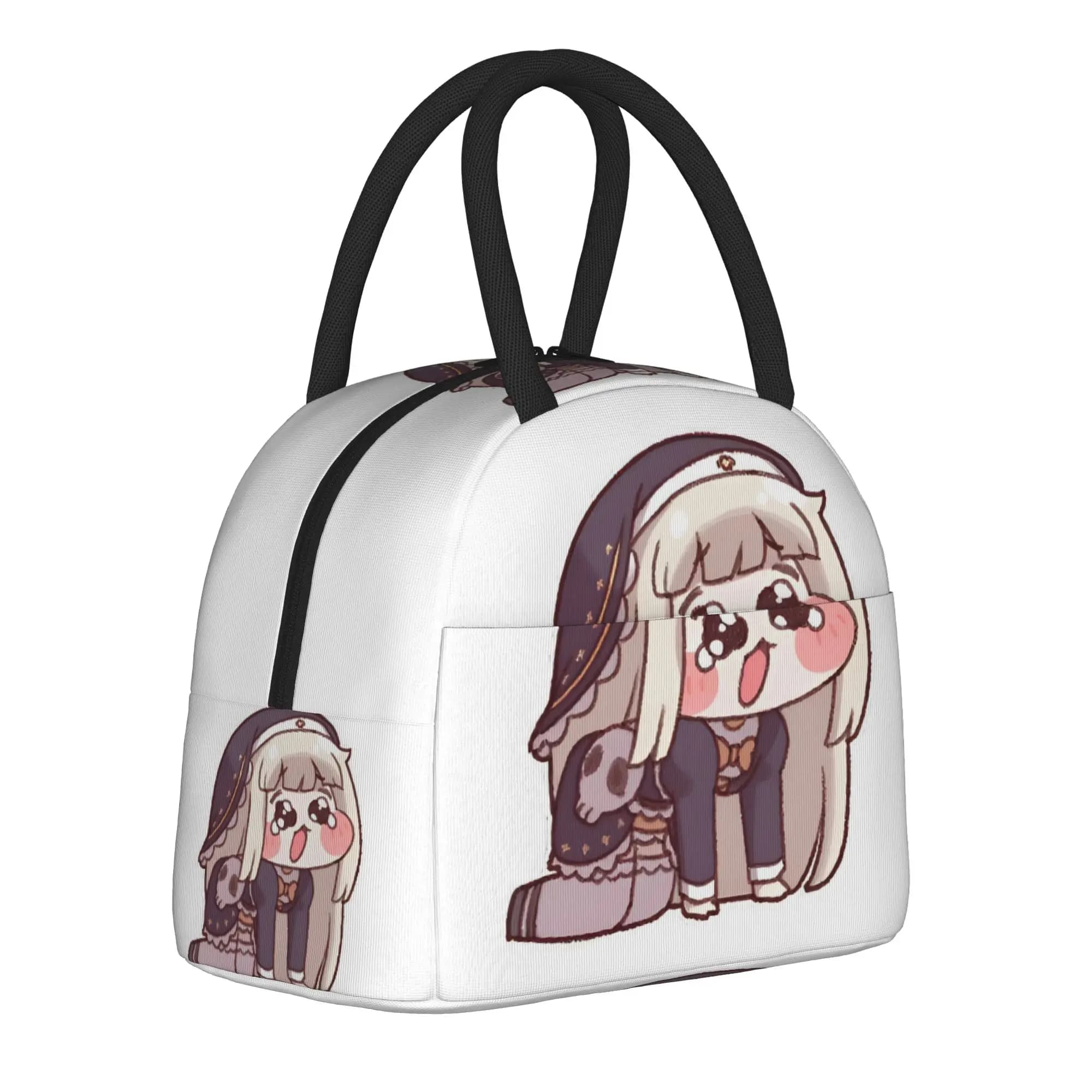 Borse termiche per il pranzo Trickcal C-Chibi Go Games Product Lunch Container INS Trendy Thermal Cooler Lunch Box For School