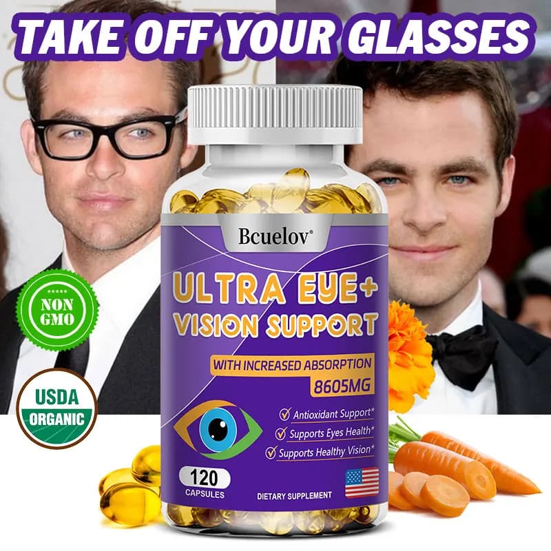 Vitamin supplement for advanced eyes for macular health and dry eyes: supports eye tension, stress, night vision