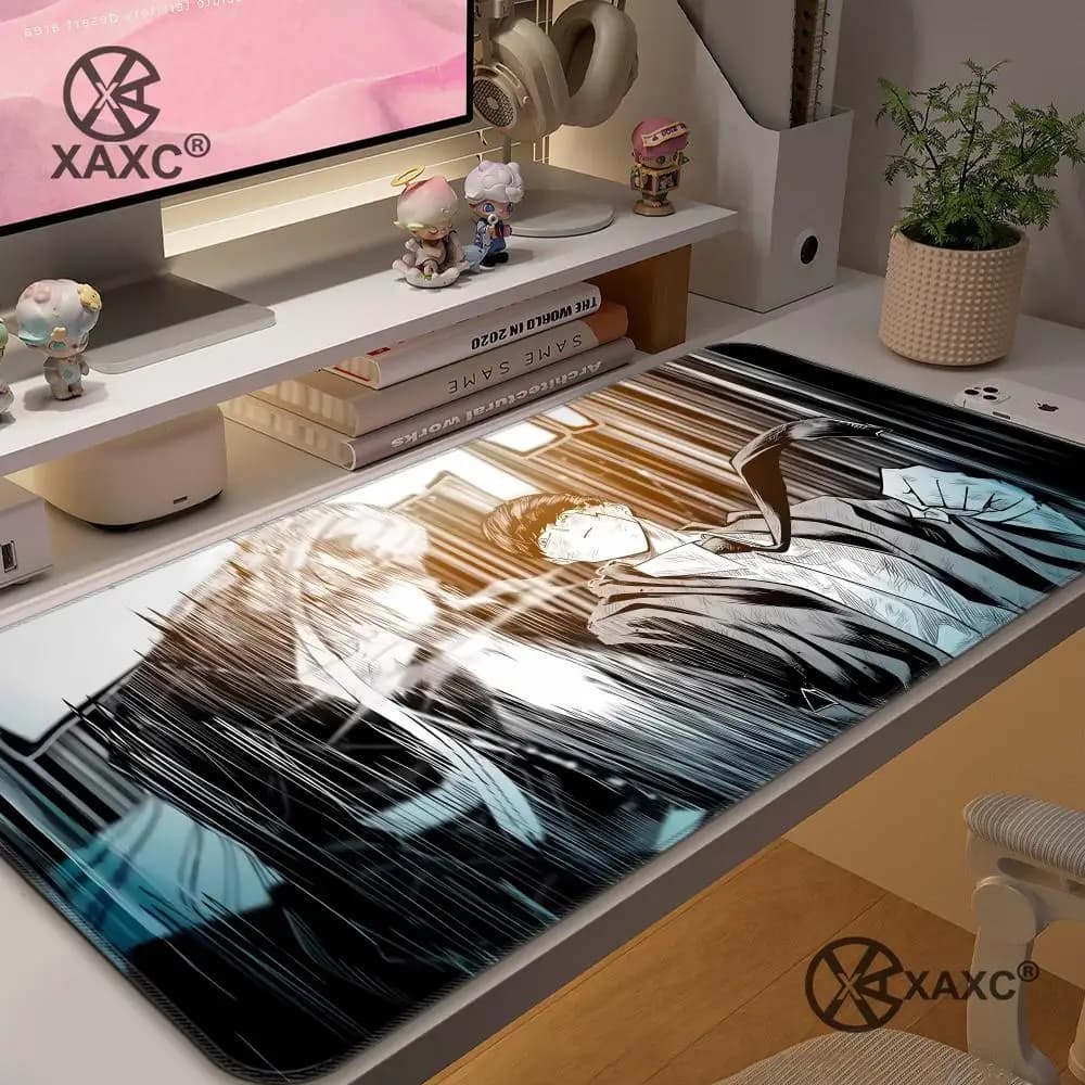 Mashle Magic And Muscles XAXC Mouse Pad, tappetino per tastiera e mouse di grandi dimensioni, tappetino per mouse da gioco in gomma antiscivolo, tappetino per mouse per laptop