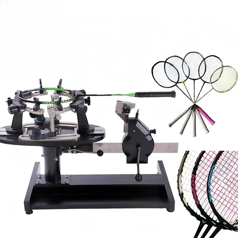 Macchina per Incordatura Manuale a Doppio Uso per Racchette da Tennis e Racchette da Badminton