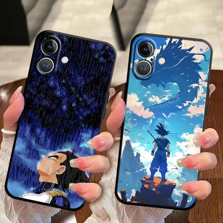 Dragon Ball Vegeta Case for iPhone 15 16 14 Plus XS Max 7 8 XR 13 12 11 17 Pro Max 17Air Soft phone cover