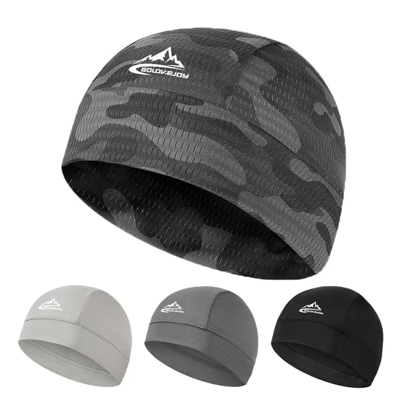 Cappellino da ciclismo ad asciugatura rapida, anti-UV, sportivo, rinfrescante, sottocasco, anti-sudore, per ciclismo, MTB, corsa, per uomo e donna