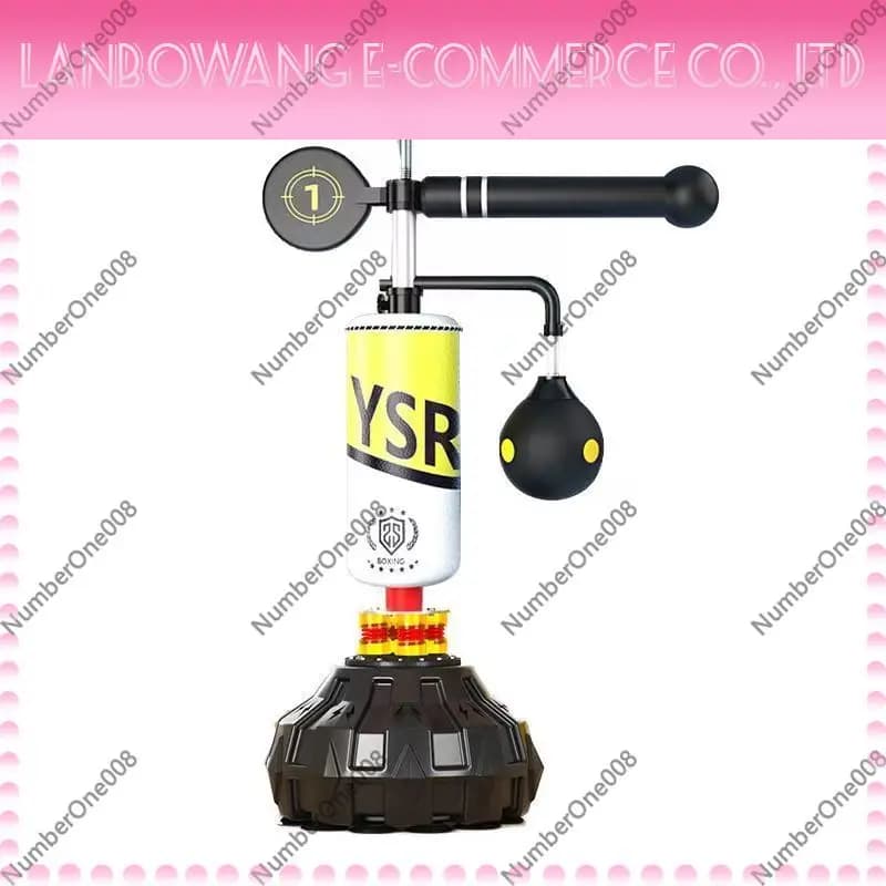 Boxing Reflex Rotating Target Reaction Training Equipment Freestanding Punching Bag Jump Touch Tester for Fitness