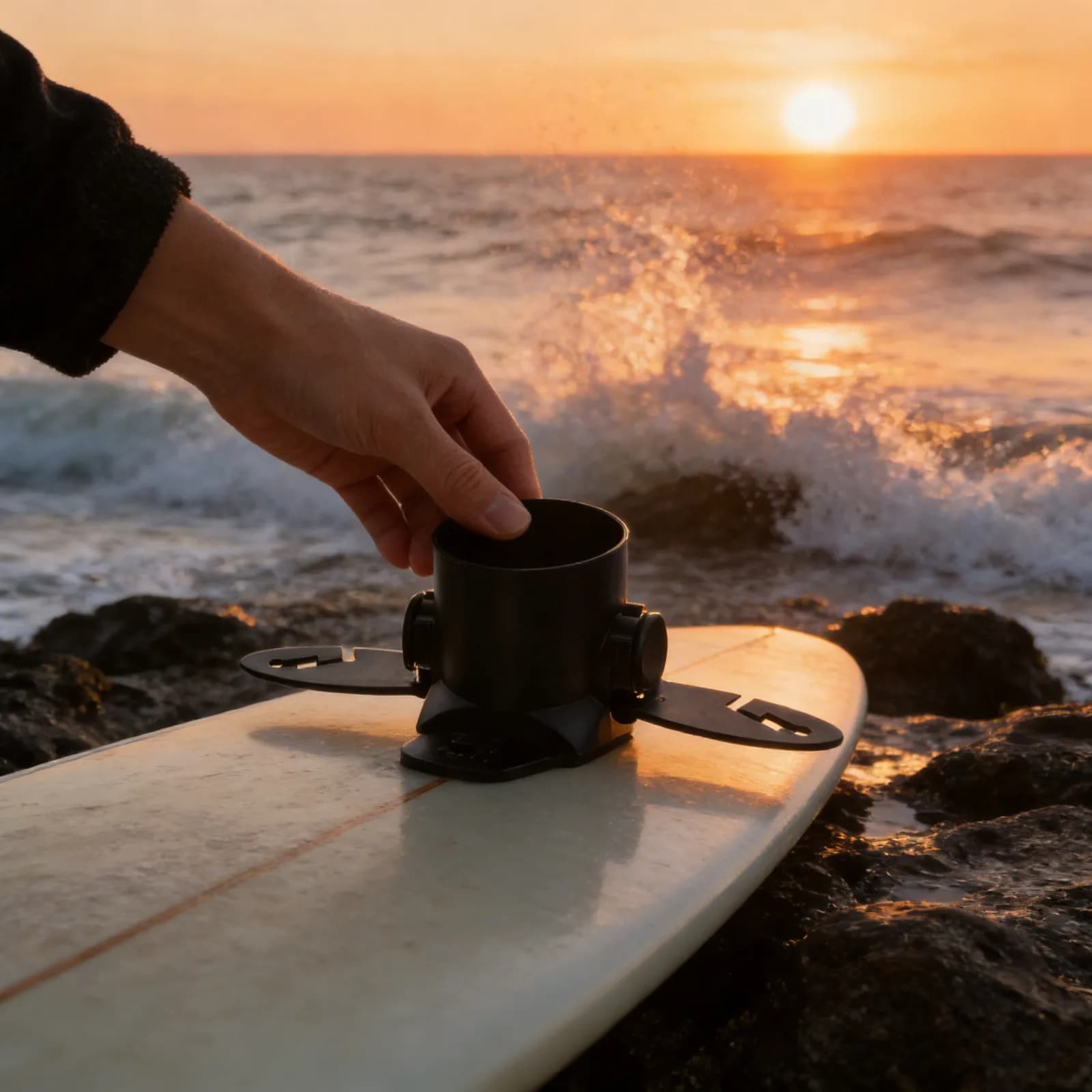 Portabicchieri per Kayak, Paddle Board, Tavola da Surf, Canoa, Barca - Portabevande Impermeabile in Plastica ad Alta Resistenza