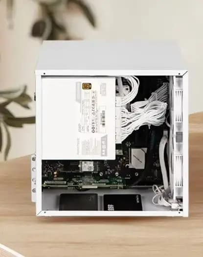 Alimentatore ATX, telaio NAS a 8 dischi per archiviazione domestica, backplane MATX