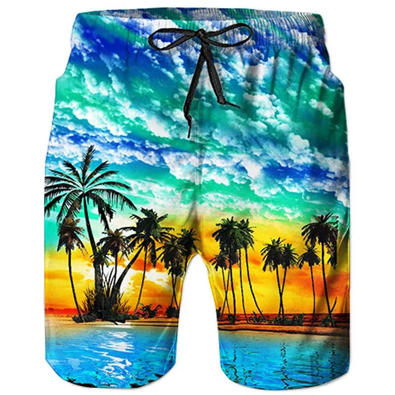 Pantaloncini da spiaggia pantaloni costume da bagno Tropical 2023 Summer Casual Mens costume da bagno 3D Print Board Cool Ice ropa hombre