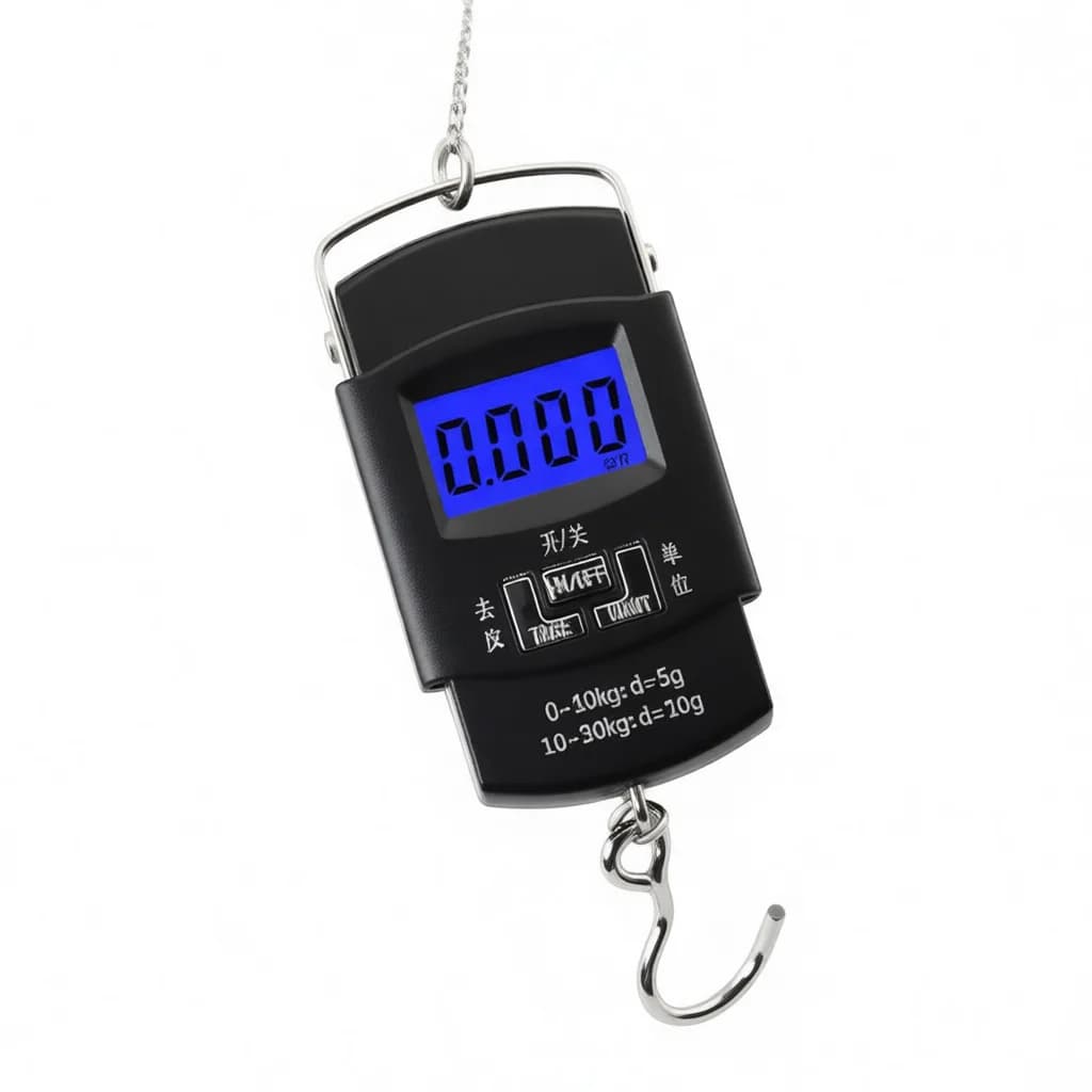 50kg Digital Luggage Scale Portable Electronic Hanging Weight Balance High Precision Kitchen Postal Travel Measuring Gadget