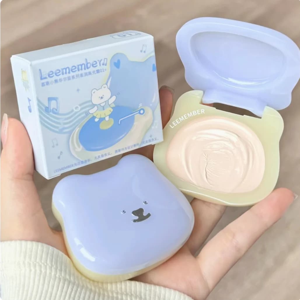 LEEMEMBER Orso Luce d'acqua Illumina Fard Multiuso Bronzer Evidenziatore Contouring Blush Crema Texture Trucco Cosmetici
