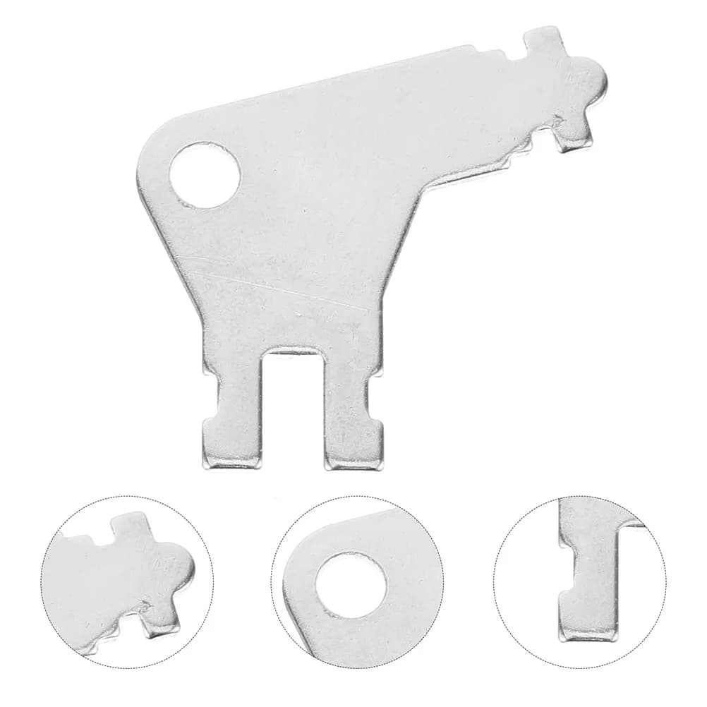 5Pcs Public Toilet Paper Dispenser Keys Metal Paper Roll Dispenser Key Replacement for Tissue Holder Commercial Use
