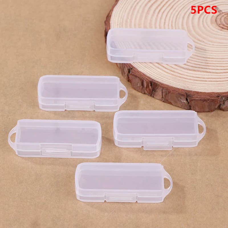 [SU]5Pcs PC USB Flash Drive Cases Storage Boxes With Lids Contemporary Style For OTG Rotating Drives Storage Bins[SU]