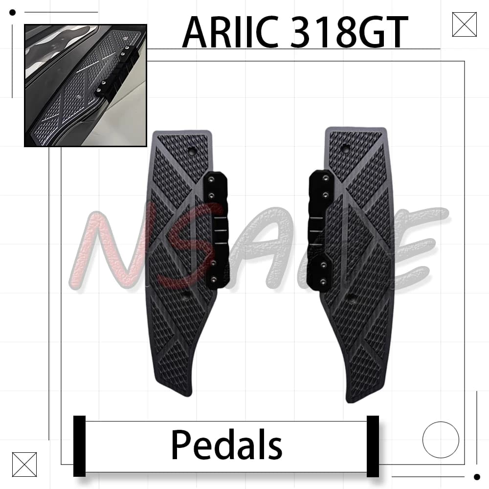 Nuovo Per ARIIC 318GT 318 GT Moto Modificato Poggiapiedi Anti-scivolo Anti-collisione Poggiapiedi In Lega di Alluminio