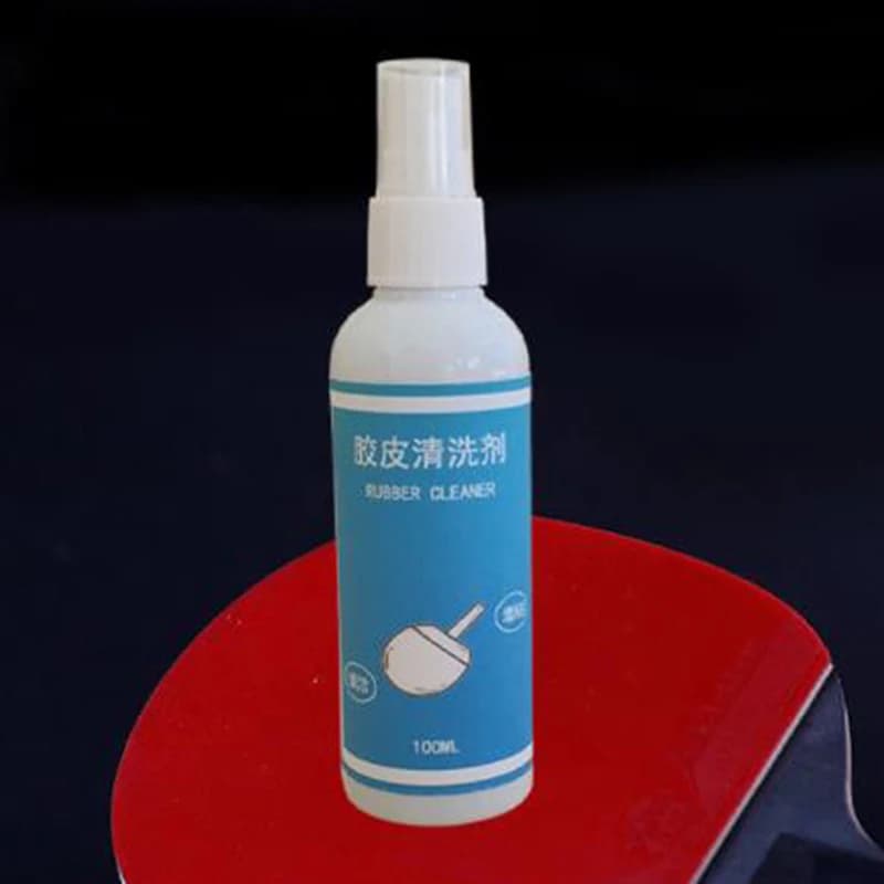 1 bottle of professional ping pong cleaning agent 100ml rubber tackifier for ping pong rack prevents aging