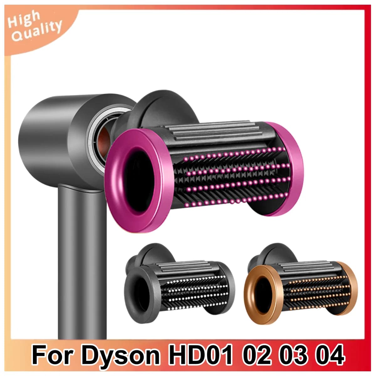 Suitable for Hair Dryer Dyson, New Anti-Crespo for Hair Straight HD0102030408, Non Original Accessories