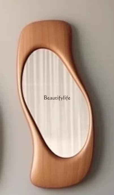 Specchio da parete francese per bagno, specchio artistico da veranda, specchio per il trucco, specchio decorativo irregolare