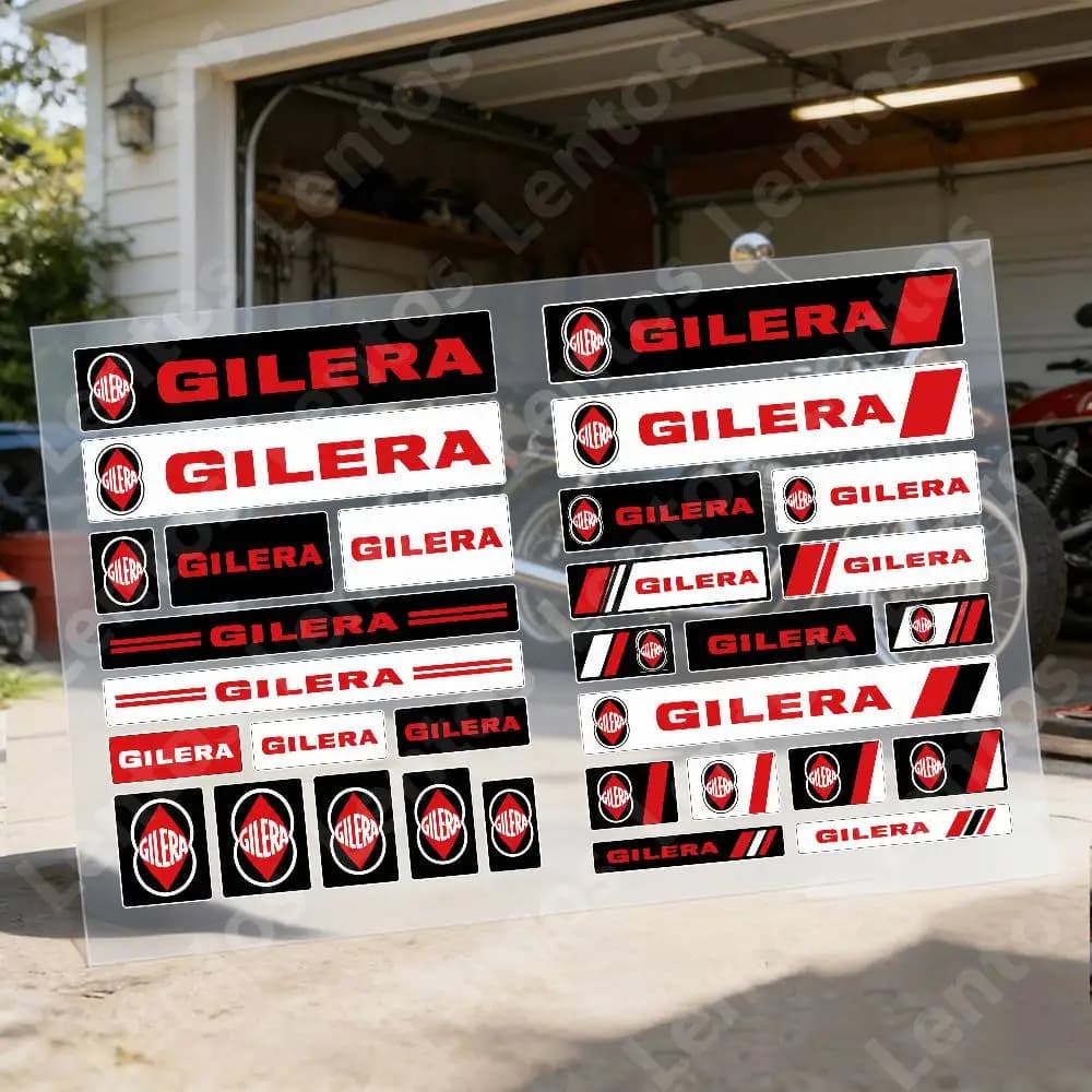 G-gil-era Reflective Motorcycle Stickers Waterproof Vinyl Decals For Motorbike Helmet Fuel Tank Bike
