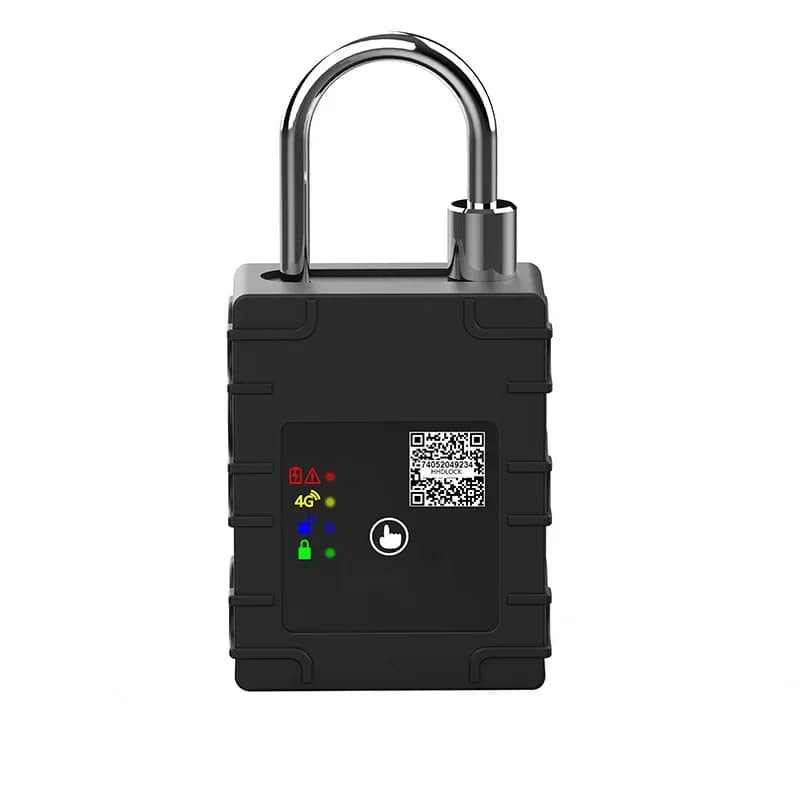 Smart IP67 BT Sim Card Controllo del telefono cellulare Serratura della porta del magazzino di sicurezza GSM con allarme