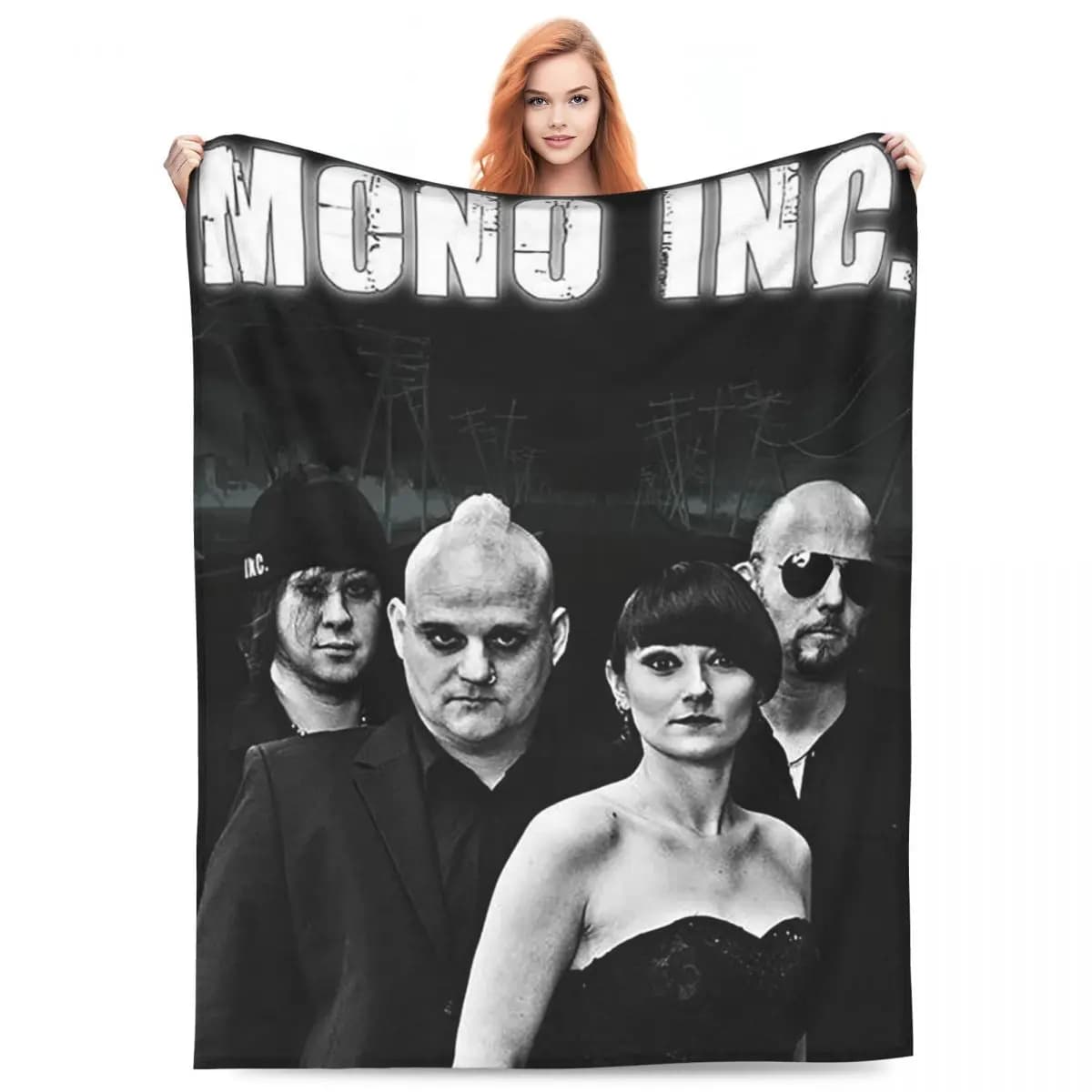 Germany Mono Inc Band Decke Rock Music Blankets Throw Blanket Multi-function Throw Blankets for Bedding Throws Bedspread Quilt