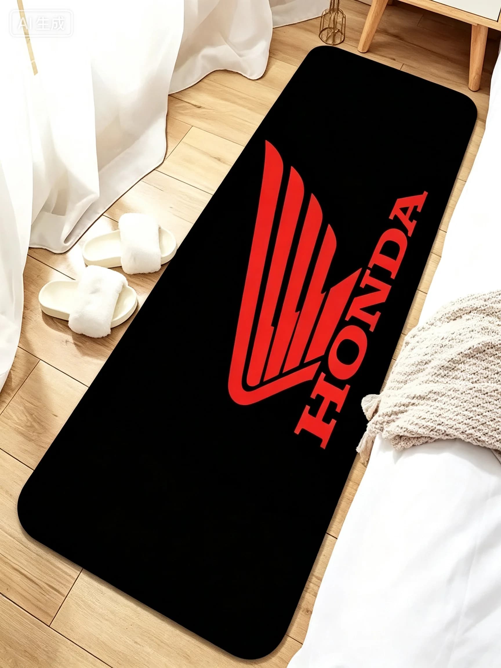 HONDA Motorcycle Carpet Garage Mat Racing Cool Moto Display Motorcycle Display Mat Anti-slip Home Decoration Living Room Rug