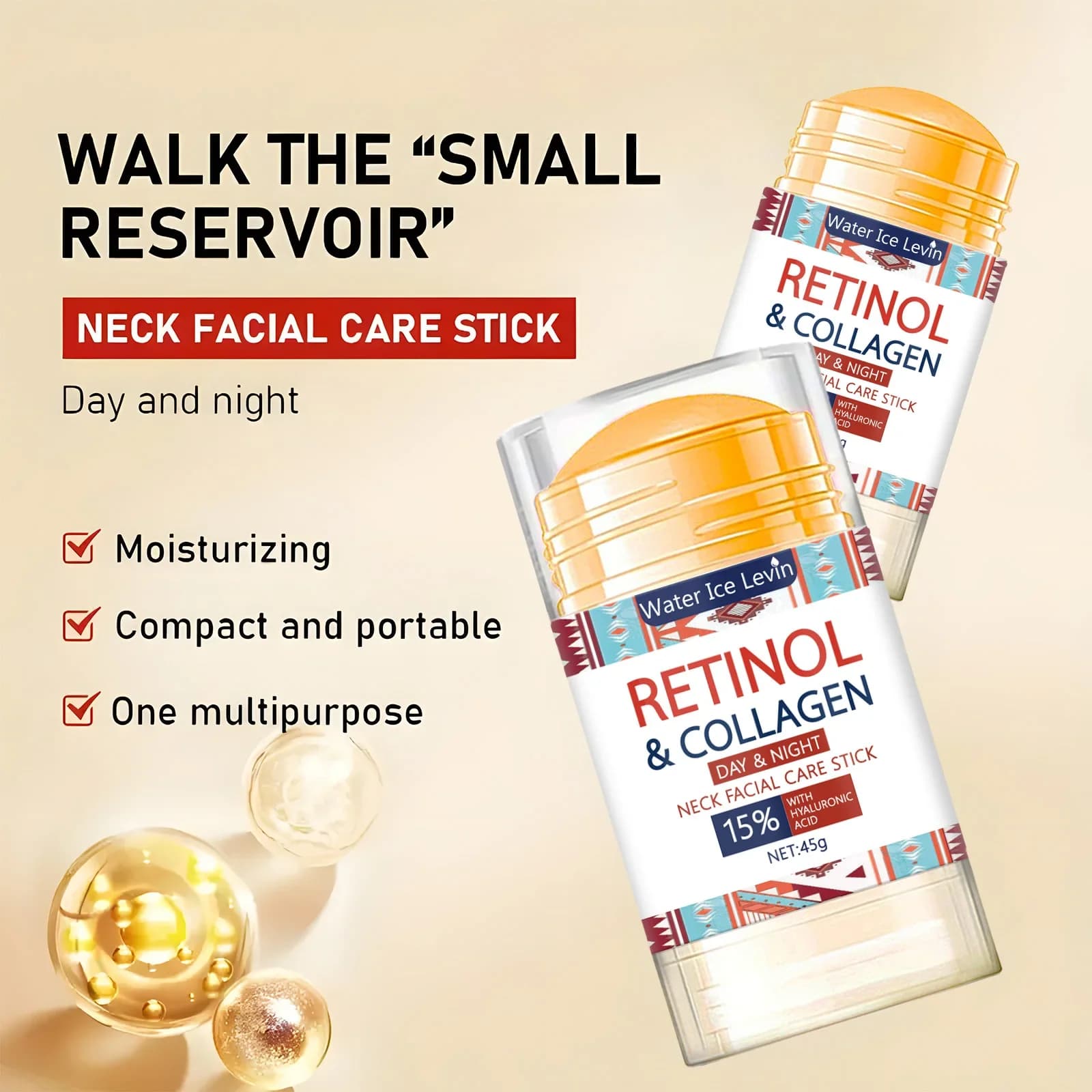 Lipstick Lifting Cream Stick Collagen Face Cream Anti-wrinkles for moisturizing Whitening Skin product